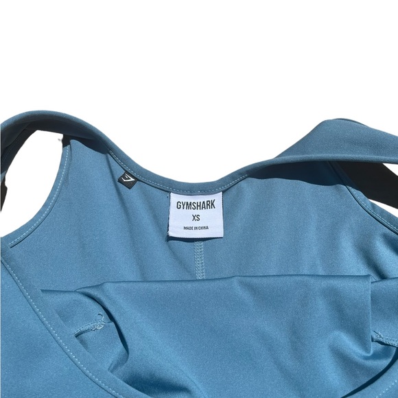 Gymshark Women's Dreamy Vest Training Tank Top Size XS Smokey Teal 💙🦈 - Picture 5 of 6